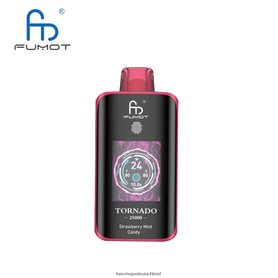 Fumot Vape Online Shop | Fumot Tornado 25000 Einweg-Vaporizer Erdbeer-Minz-Bonbons FFFD0B15